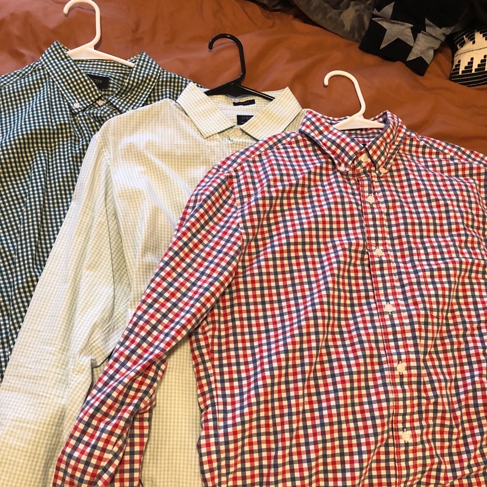 Bundle 3 Large J-Crew Men’s Button Downs - image 1